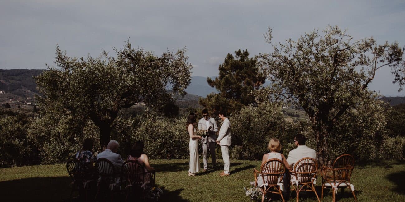 lovely elopement In Lucca